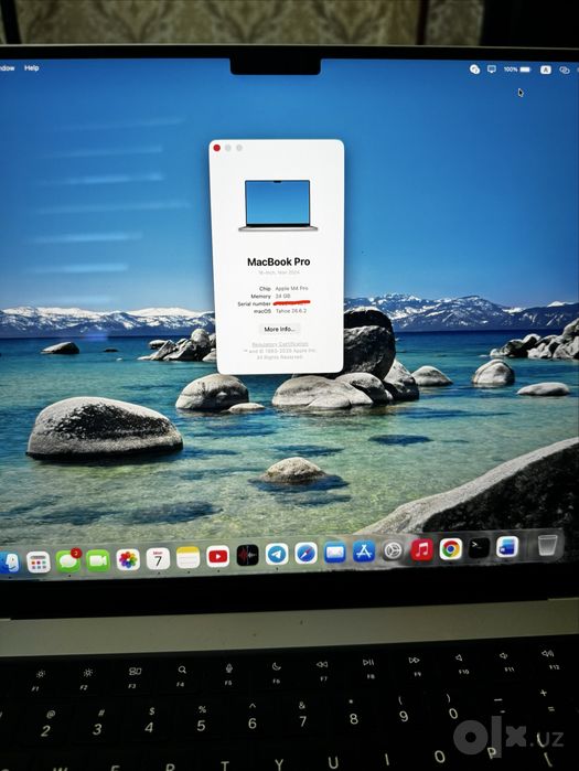 MacBook M4 Pro 16 inch 512gb
