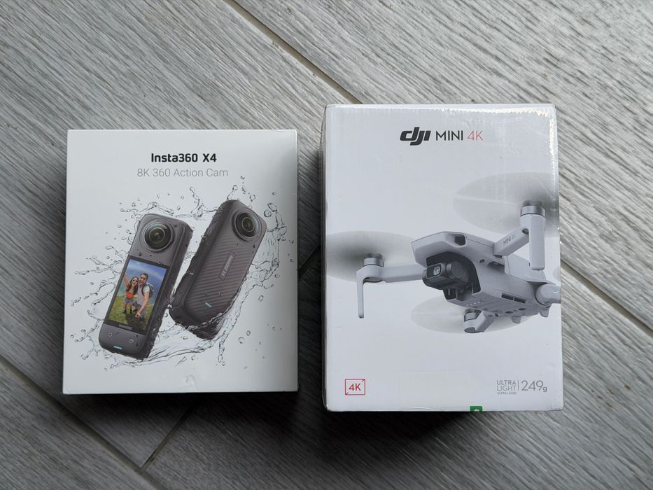 Insta360 X4 + DJI Mini 4K - sigilate