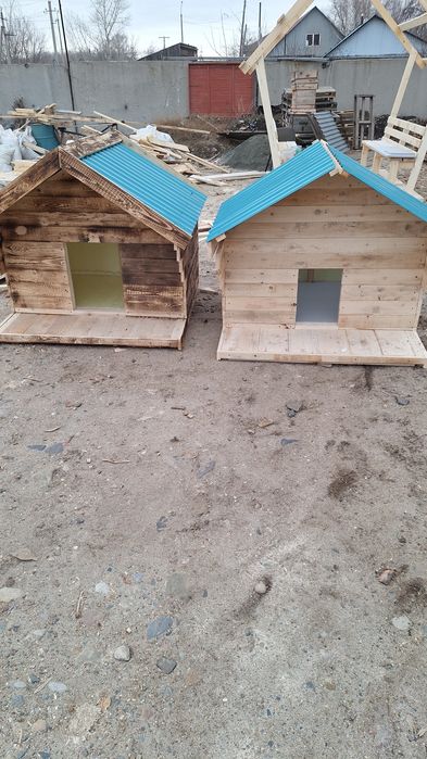 Будки для собак.