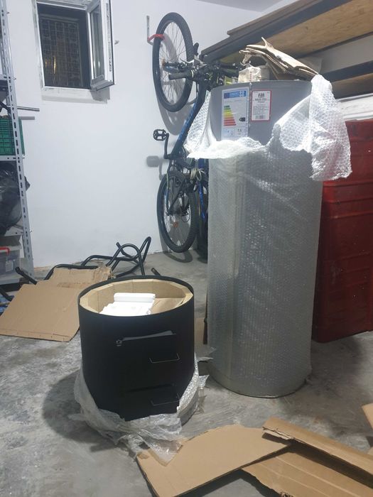 Boiler 120L lemne nou