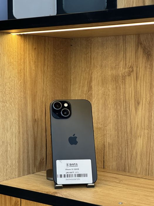 айфон 15 черный 100%