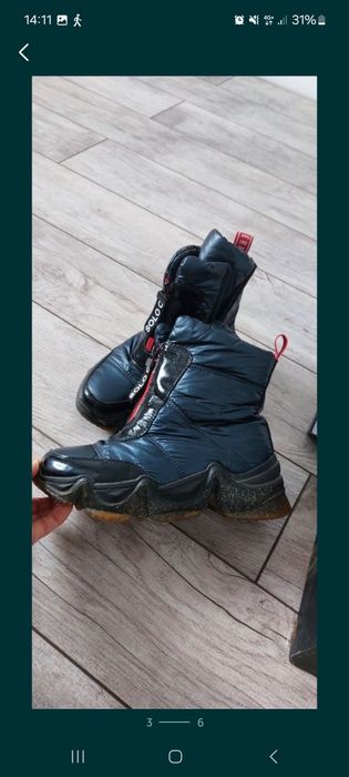 Женские сапоги  б/у