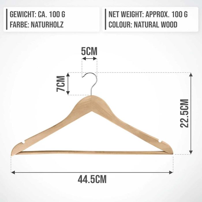 Комплект закачалки от масивно дърво 50 броя