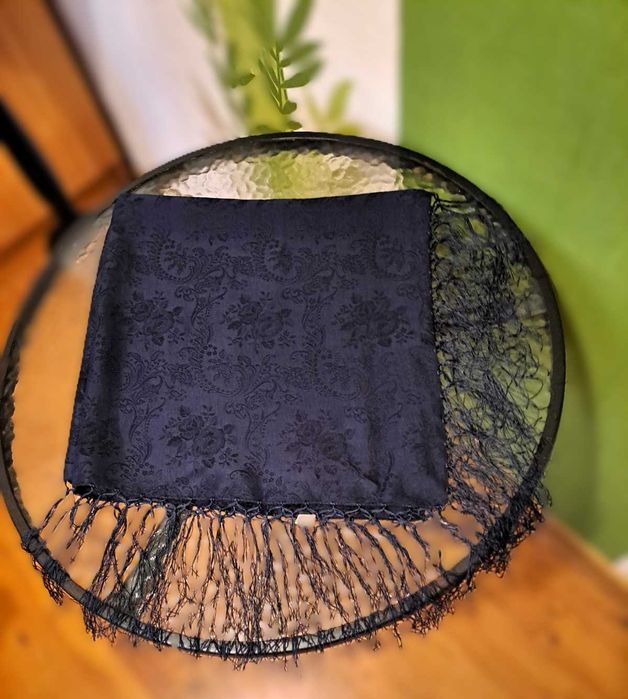 Eșarfă 75x75cm,100% mătase pură