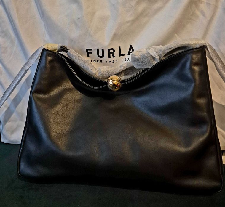[Нова] Furla Sfera Soft L, кожена дамска чанта