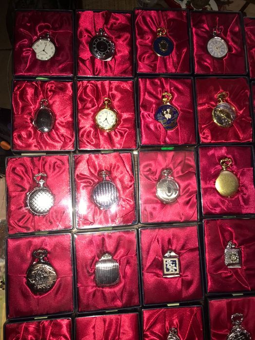 Colecție 60 ceasuri de epoca, din care placate cu aur 4, 5 cu argint