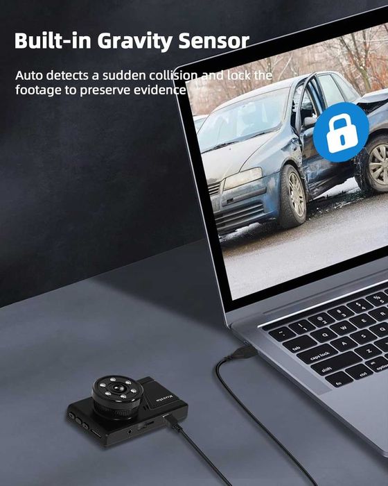 Видео регистратор - Dash Cam Kussla с 2GB SD карта подарък