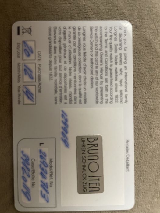 Продам часы наручные Longines Master Collection. Новые