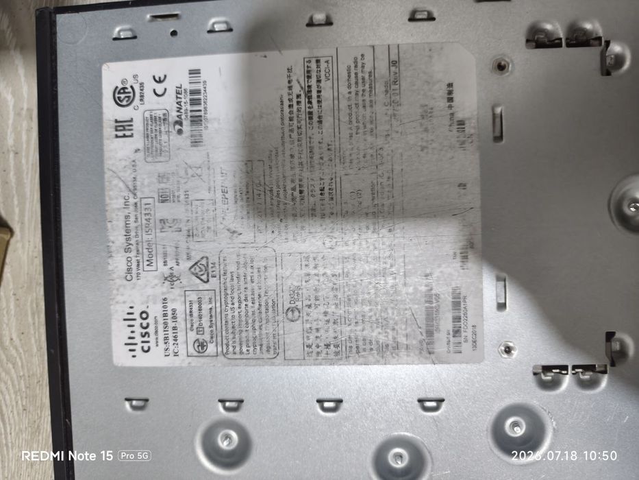 Cisco ISR 4331/K9 marshrutizator