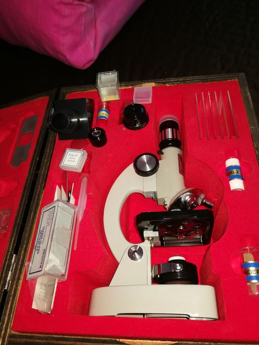 Microscop bob optik 50x900 vintage