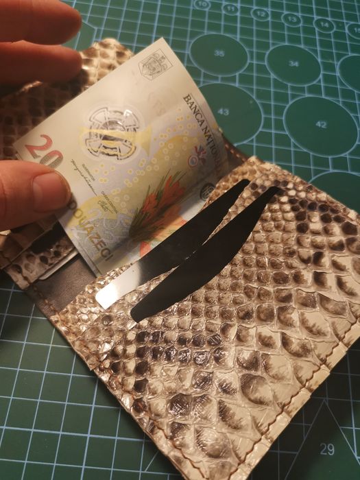 Portofel minimast piele piton