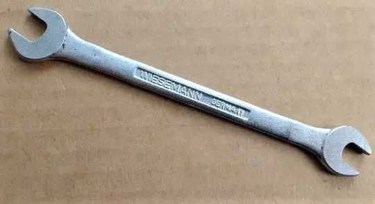 а Ключ гаечен Wiesemann - №8х9 - Germany