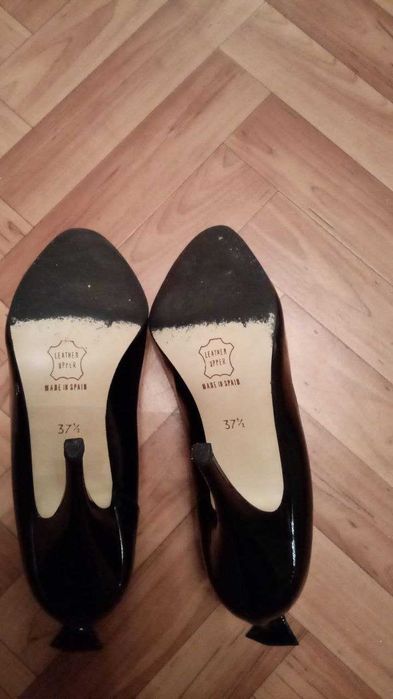 Черные туфли, кожа, Испания