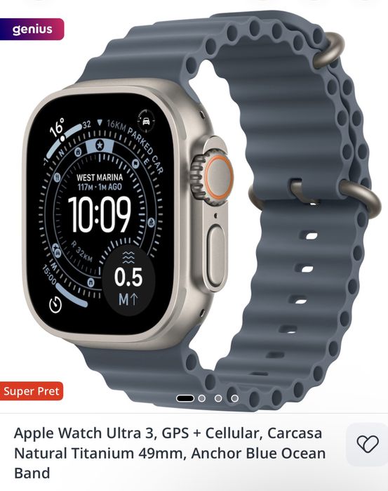 Apple watch 3, 49 mm