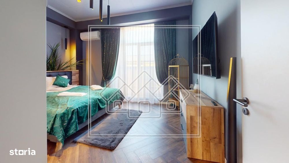 Penthouse de vanzare, terasa de 120 mp, mobilat si utilat confort lux