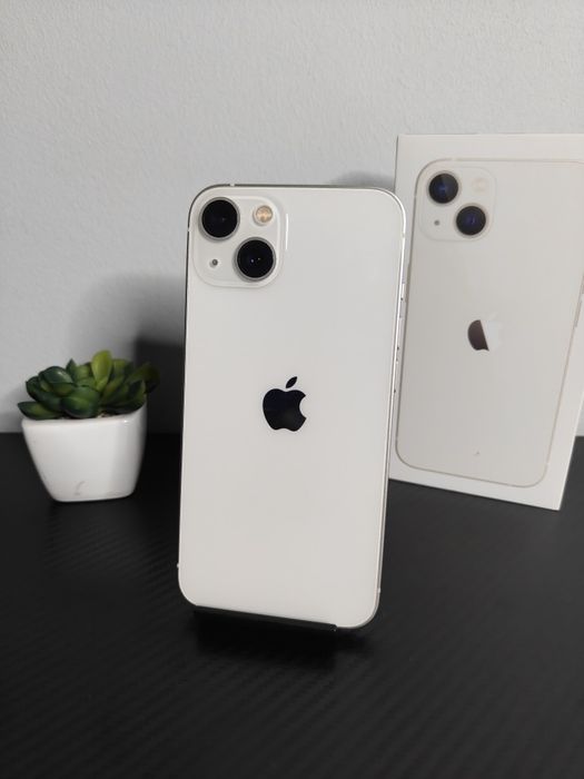 iPhone 13, 128GB Silver • Perfect Funcțional! • Condiție Foarte Bună