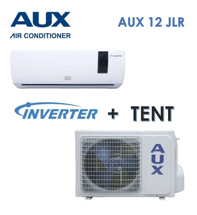Кондиционер Aux 12 Inverter +Ten Китай с гарантиями Доставка бесплатно