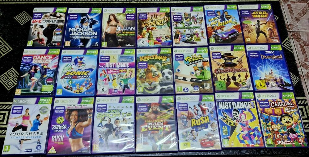 Xbox 360 Collection games Kinect
