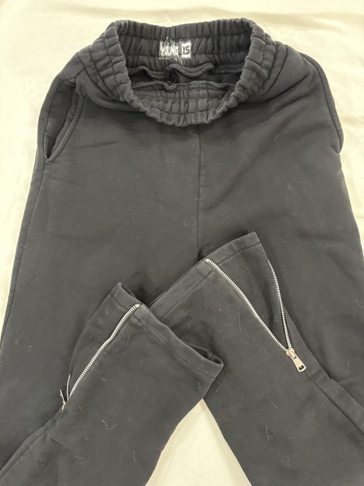Pantaloni young rich white