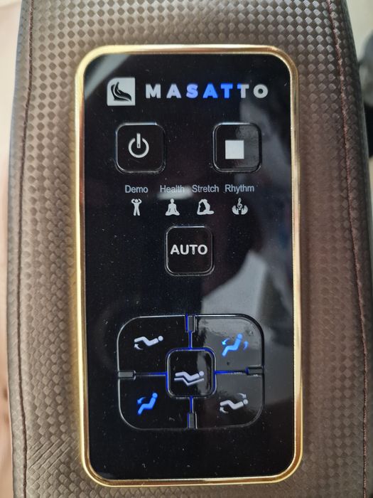 Scaun masaj Masatto Dominus, cu masaj picioare, Bluetooth