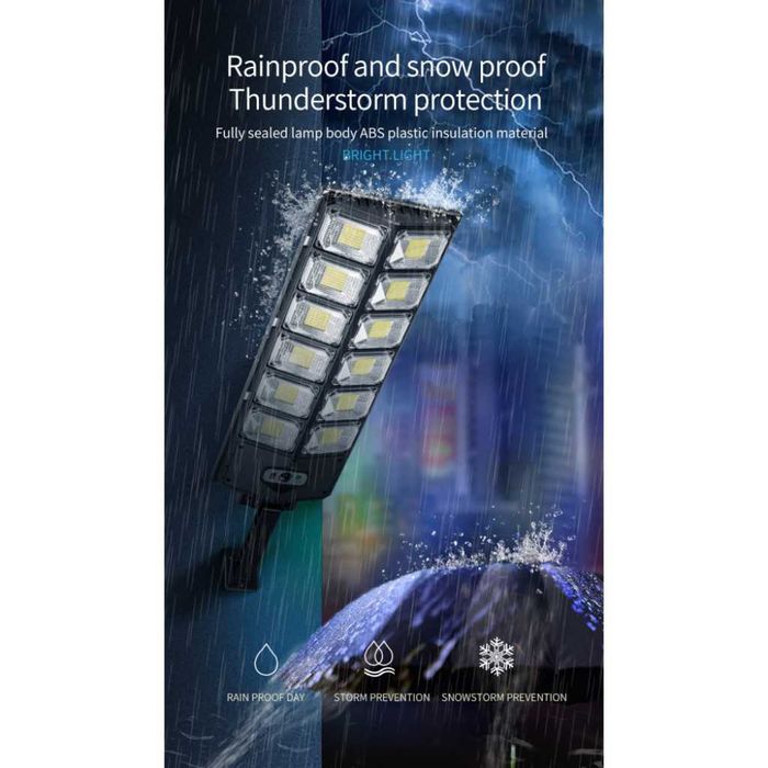 Соларна лампа W789B-5 – Мощно и ефективно LED осветление/Гаранция