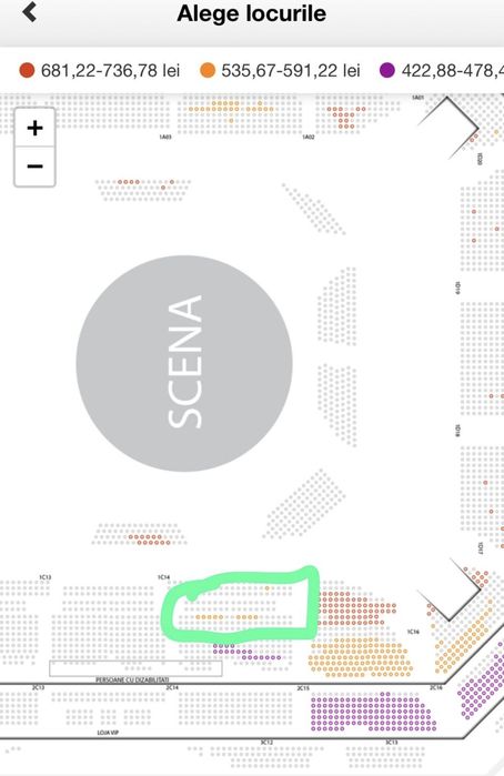 Vand 2 bilete la Circ du Soleil pt vineri 24 aprilie 2026