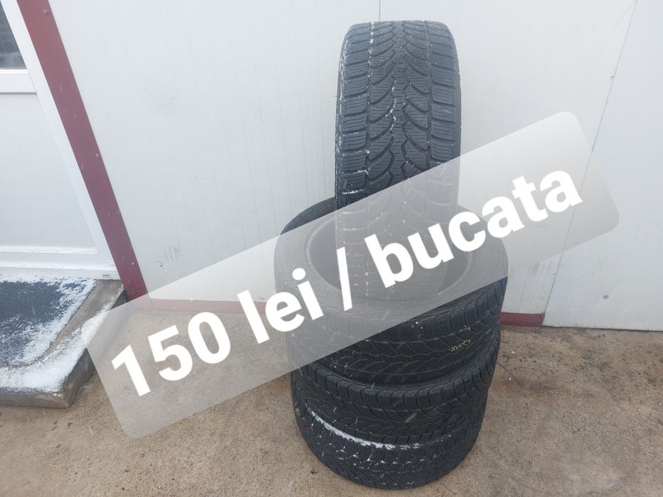 150 lei bucata! Set anvelope M+S/IARNA 225 50 r17 Bridgestone