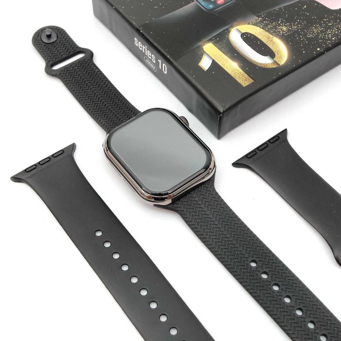 Smart Watch M18 Series 10 | AMOLED Ekran | 2 ta Kamar | Simsiz Quvvat