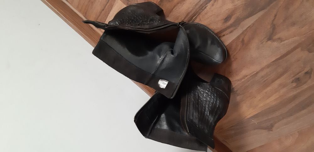 Botine piele Papucei