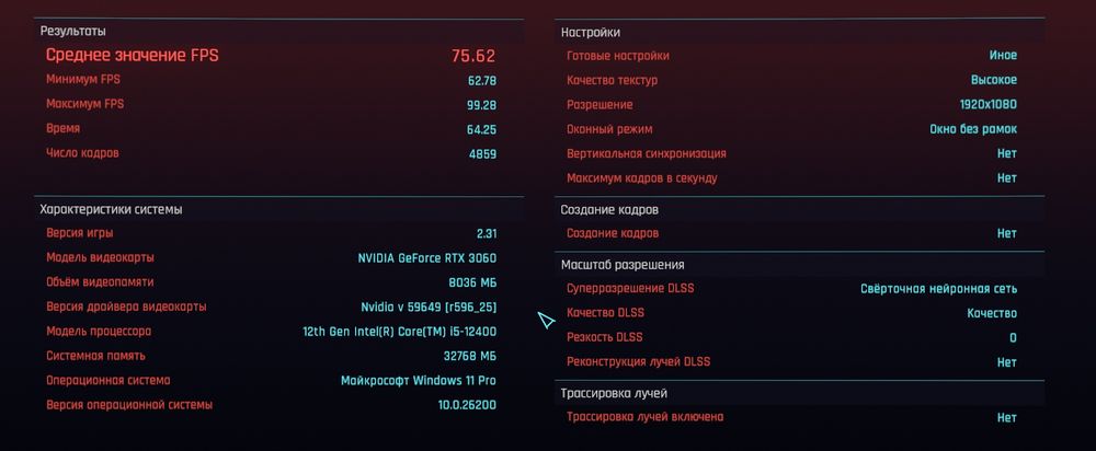 Видеокарта Palit GeForce RTX 3060 8GB