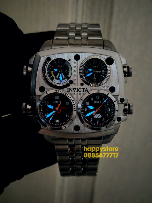 INVICTA Zulu Silver 54 mm, Инвикта нов мъжки часовник