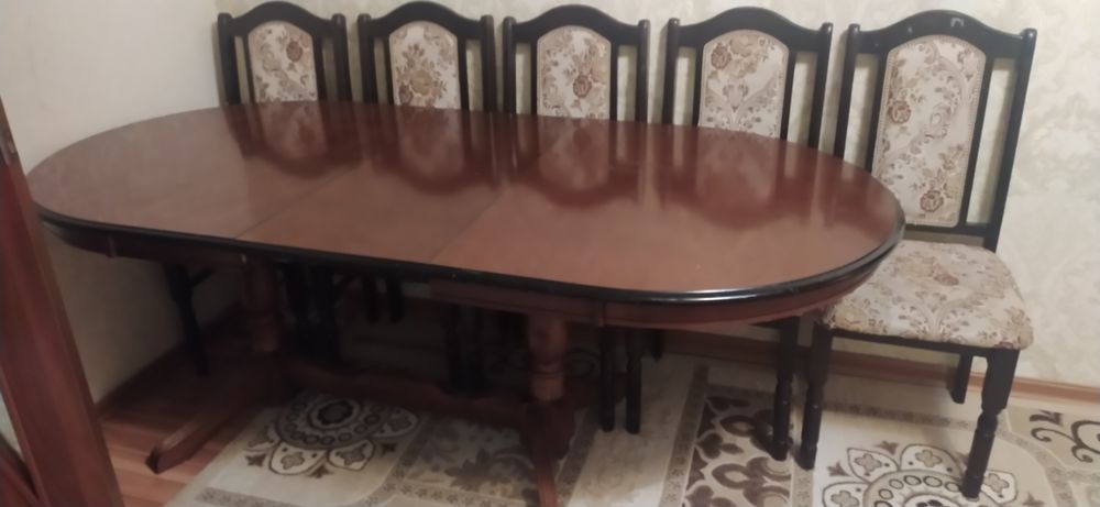 Стол дубовый трансформер 3 м