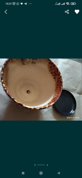 Кашпо из керамики