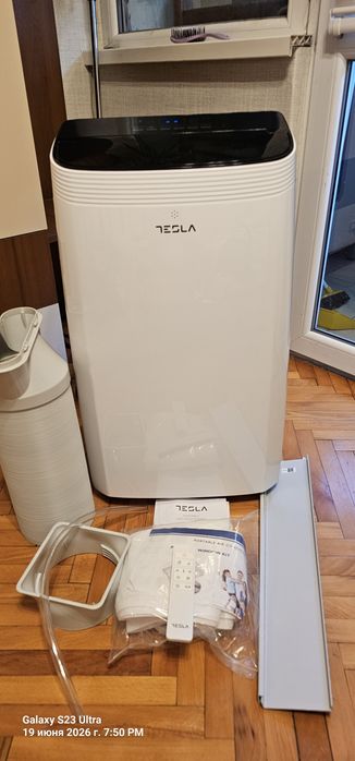 Мобилен климатик Tesla TTMYW-12CHW, 12000 BTU, Клас А, Wi-Fi, Нов !