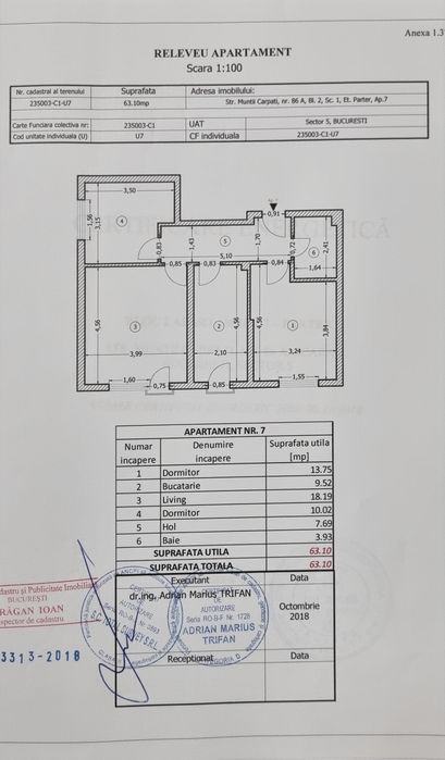 Apartament 3 camere