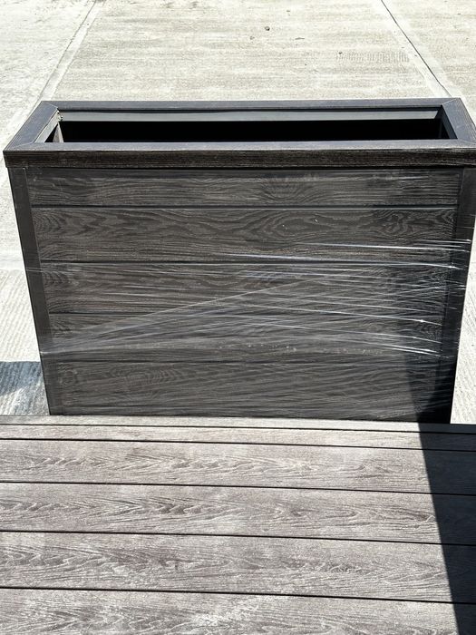 Кашпо из дпк фасадной доски