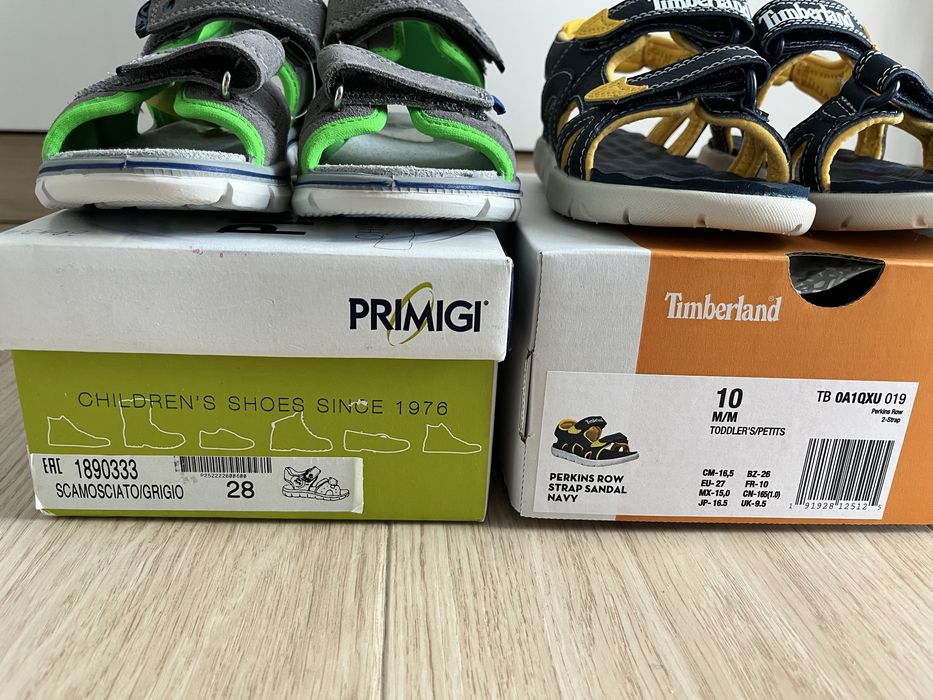 НОВО сандали Primigi 28 номер от естествена кожа