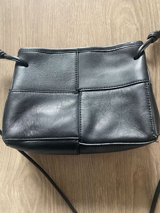 Кожена дамска чанта Massimo Dutti