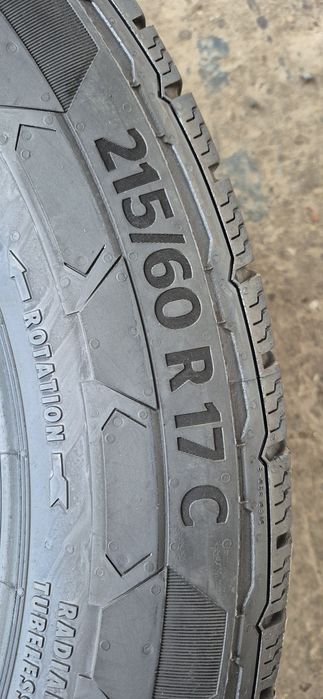 4 anvelope iarna Continental 215/60/17C.Pretul este pe bucata