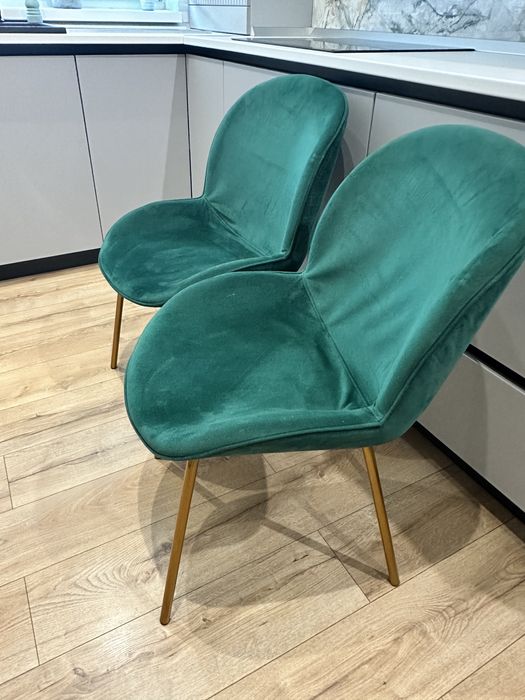 Scaune dinning verde imperial