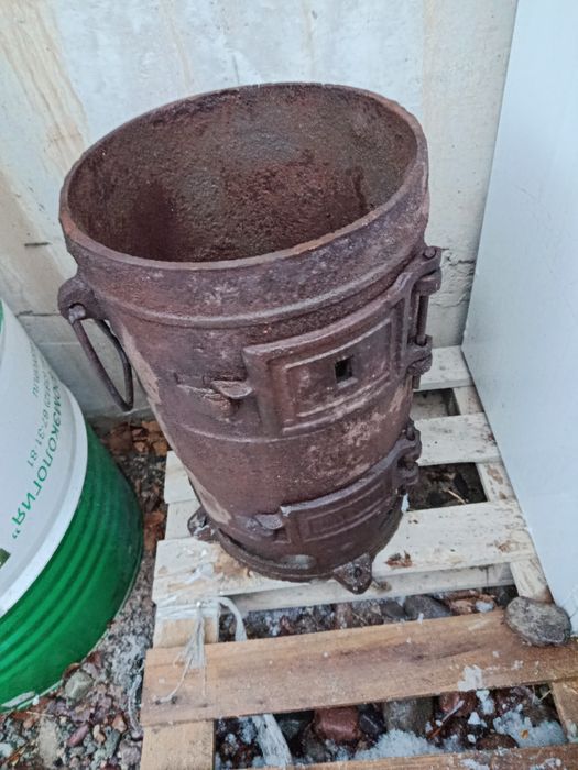 Буржуйка печка чугунная