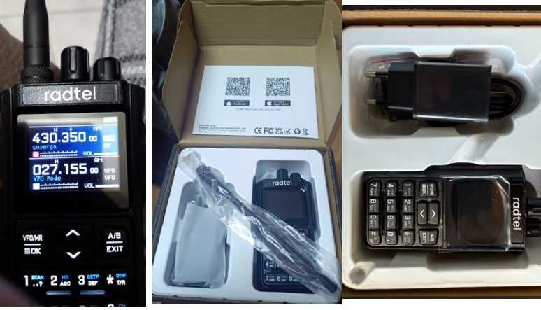 Radtel RT-900 8W Radio cu bandă completă Walkie Talkie 256CH NOAA