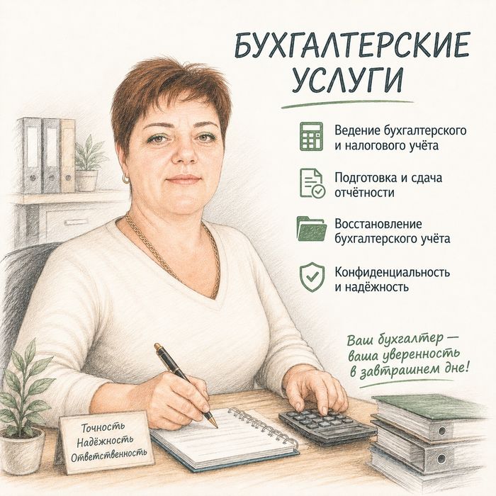 Услуги бухгалтера (ИП, ТОО)