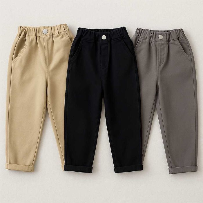 pantaloni baieti, primavara-vara, 140 cm, 3 culori, calitate super