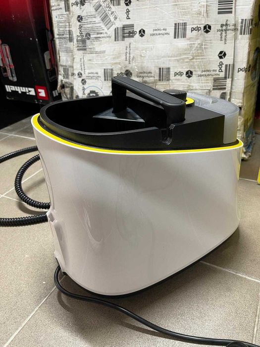 Aparate de curatat cu abur Karcher SC 4 Deluxe, 1.513-460.0, 2000W, 3.5bar, incalzire 4 min, Alb/Negru