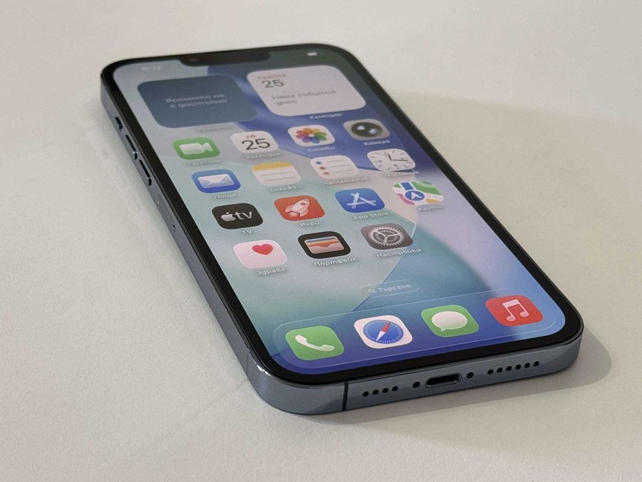 Бартер!Като НОВ! iPhone 13 Pro Max Sierra Blue (Син)