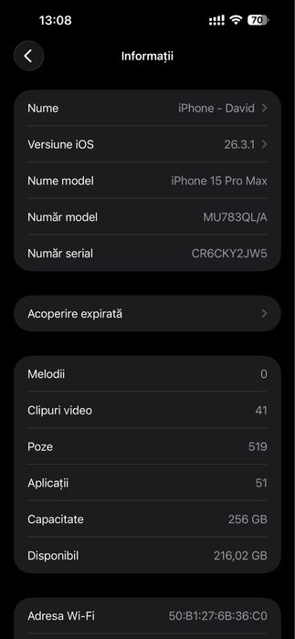 Iphone 15 ProMax ca nou
