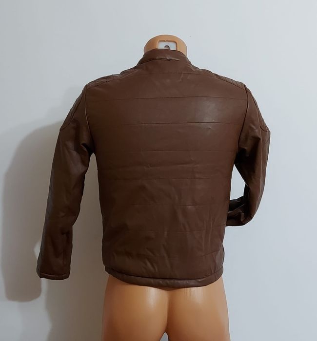 Geaca Pepperts nr 146, ptr băieți din piele ecologica, toamna / iarna