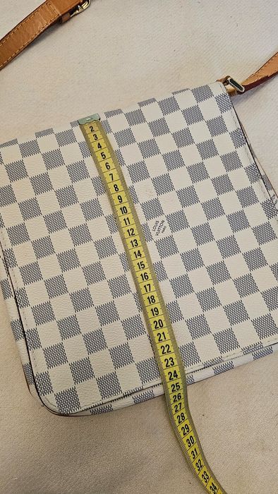 Geanta LV piele si canvas