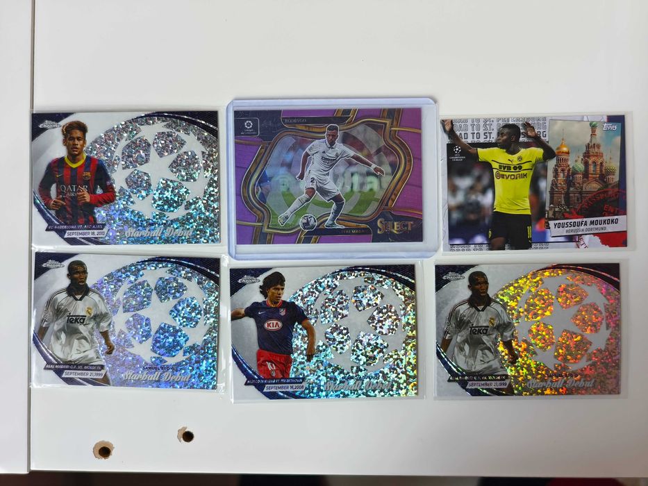 Футболни карти Panini, Topps Barcelona,Real Madrid, Messi,Ronaldo и др